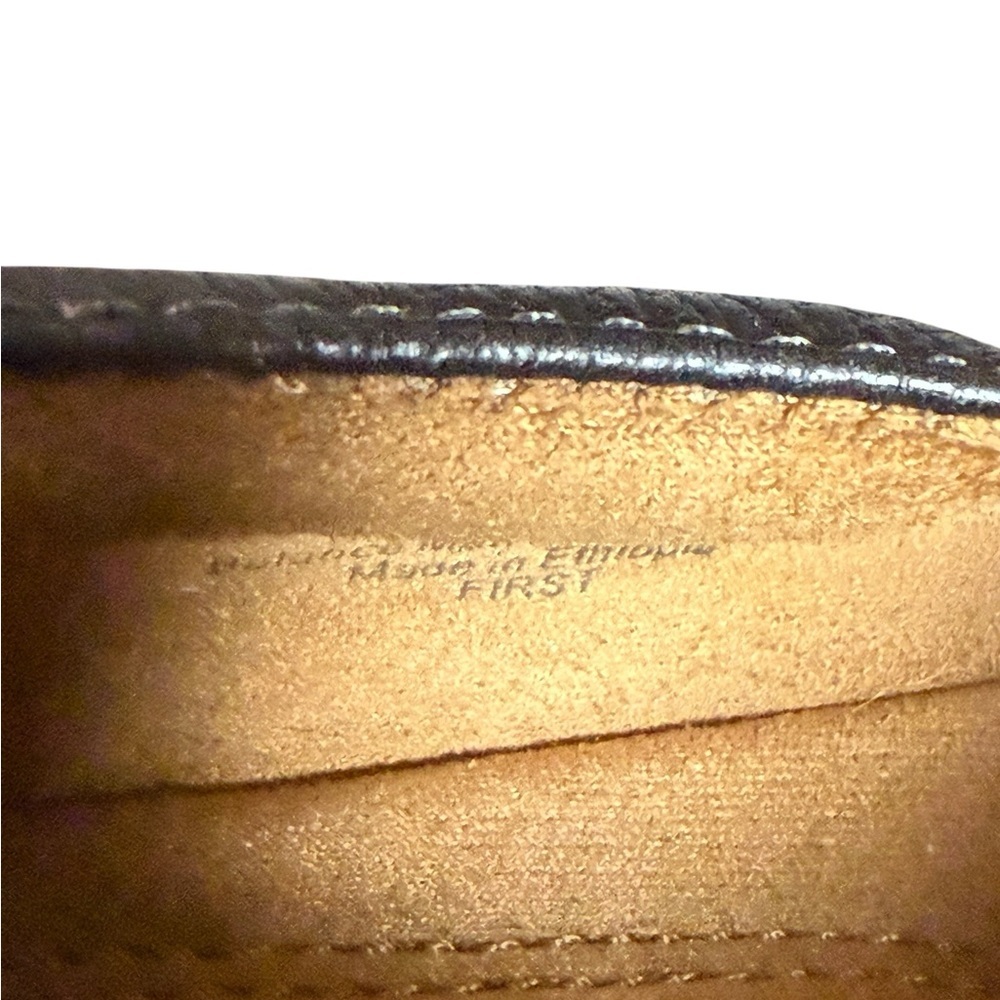 Naturalizer Black Leather Slip-On Comfort Loafers Women’s 9M - Picture 5 of 9